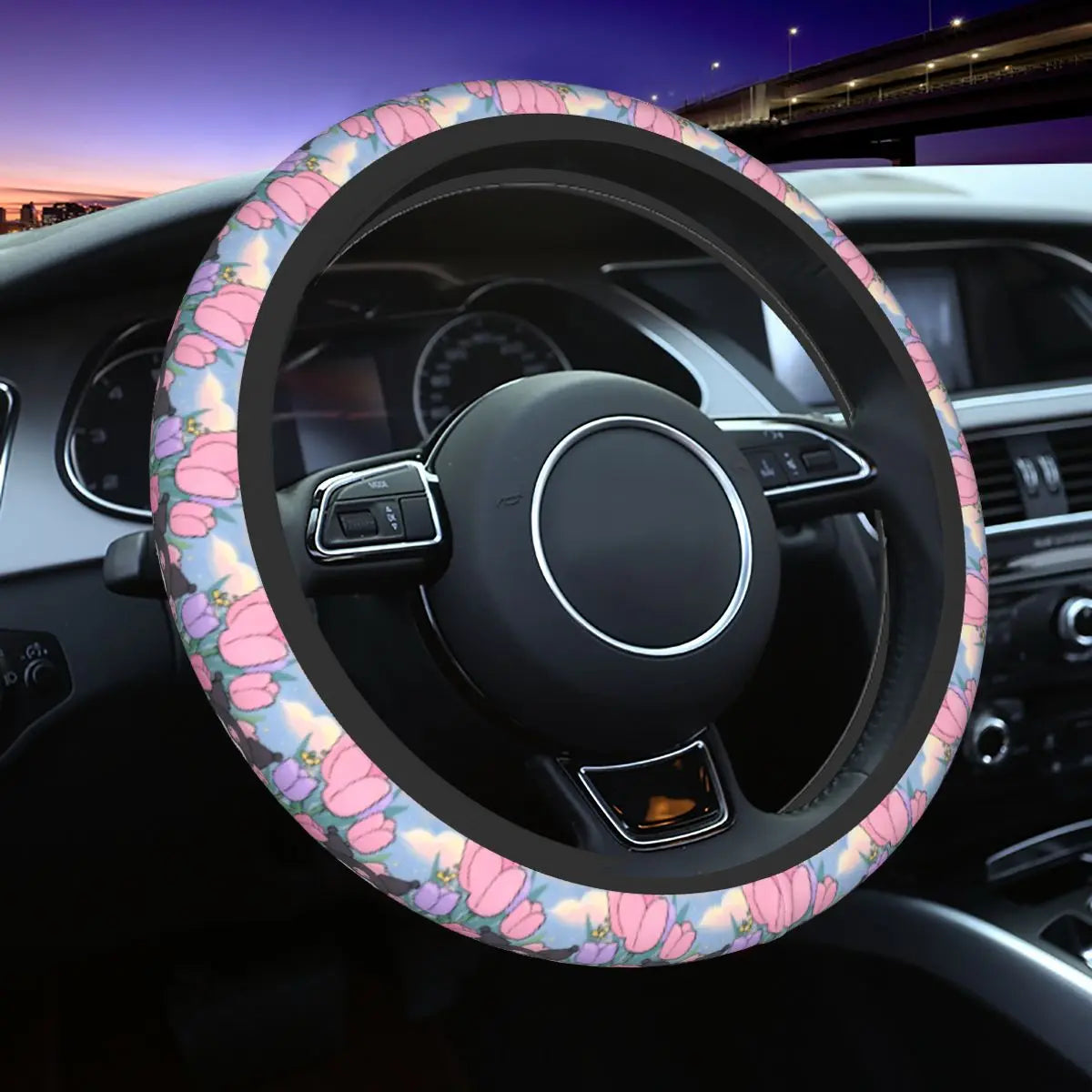 Kuromi Steering Wheel Cover 🖤