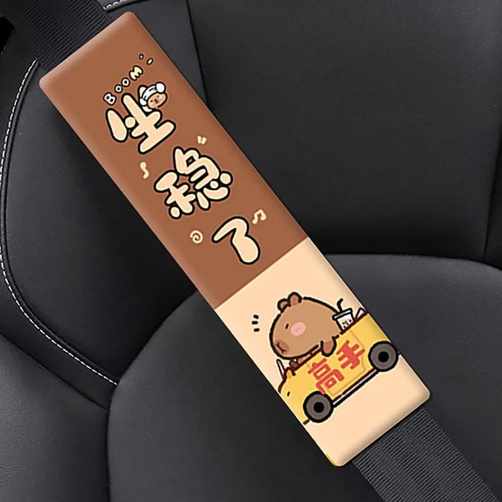 Capybara Seat Belt Protector 🦫