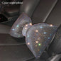 Diamond Crystal Bowknot Car Neck Pillow