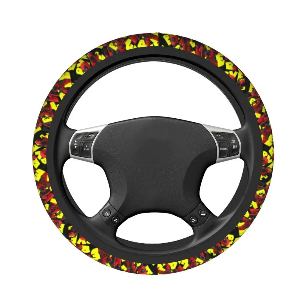 Deadpool & Wolverine Steering Wheel Cover 🖤