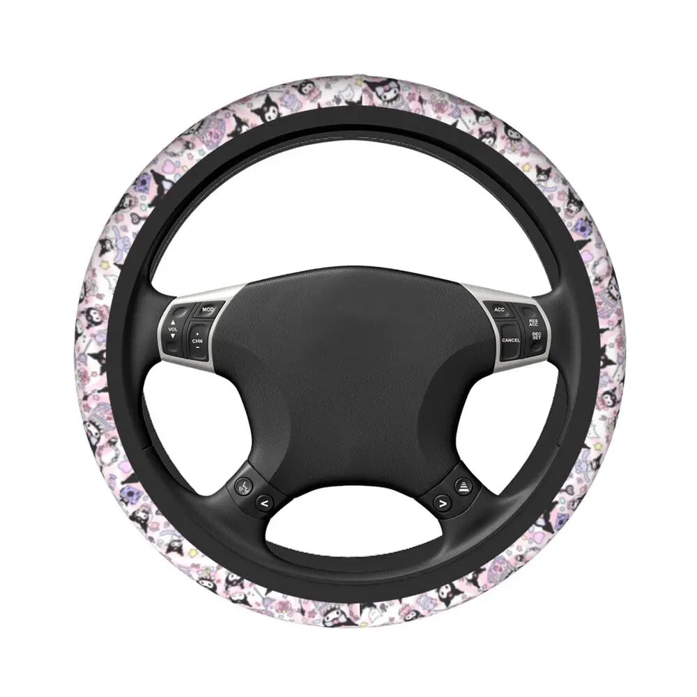 Kuromi Steering Wheel Cover 🖤