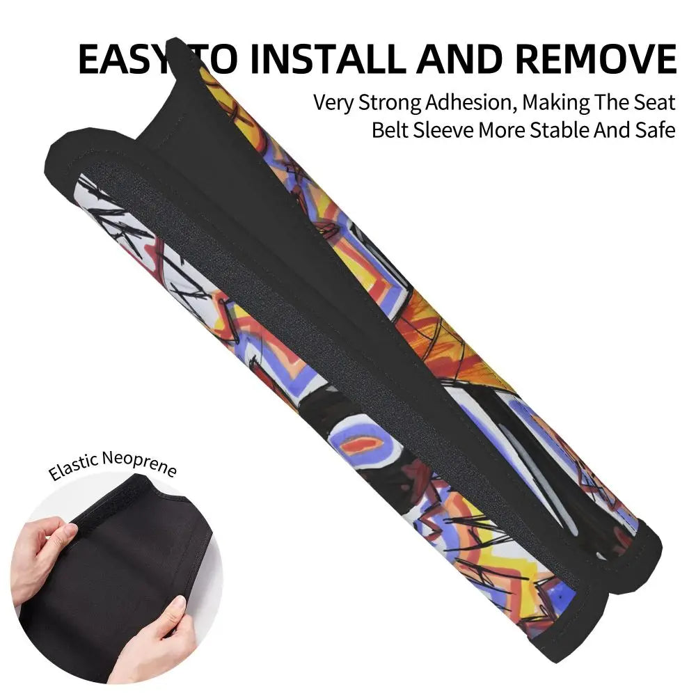 Custom Gravity Falls Anime Car Seat Belt Pads