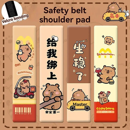 Capybara Seat Belt Protector 🦫
