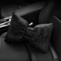 Diamond Crystal Bowknot Car Neck Pillow