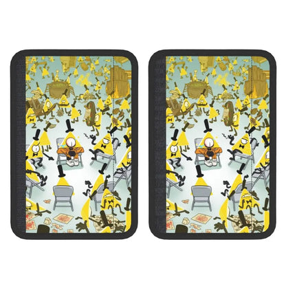 Custom Gravity Falls Anime Car Seat Belt Pads