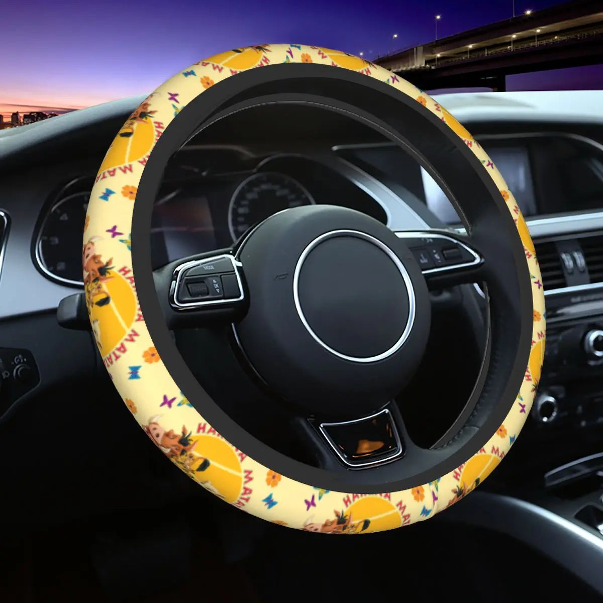 Simba & Nala Steering Wheel Cover
