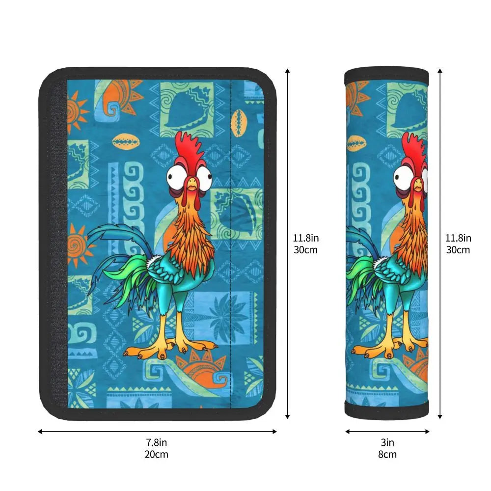 Custom Moana Cartoon Car Seat Belt Pads