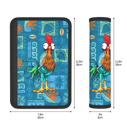 Custom Moana Cartoon Car Seat Belt Pads