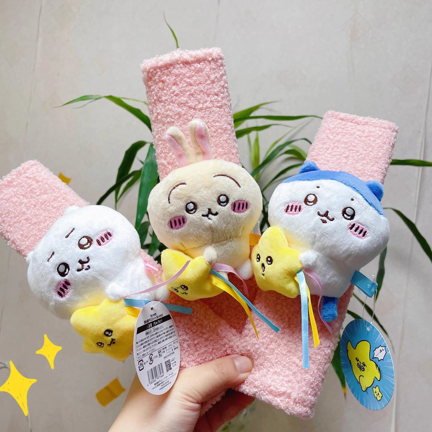 Chiikawa Hachiware Usagi Seat Belt Cover 🐰