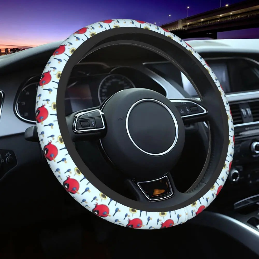 Deadpool Manga Steering Wheel Cover 🖤
