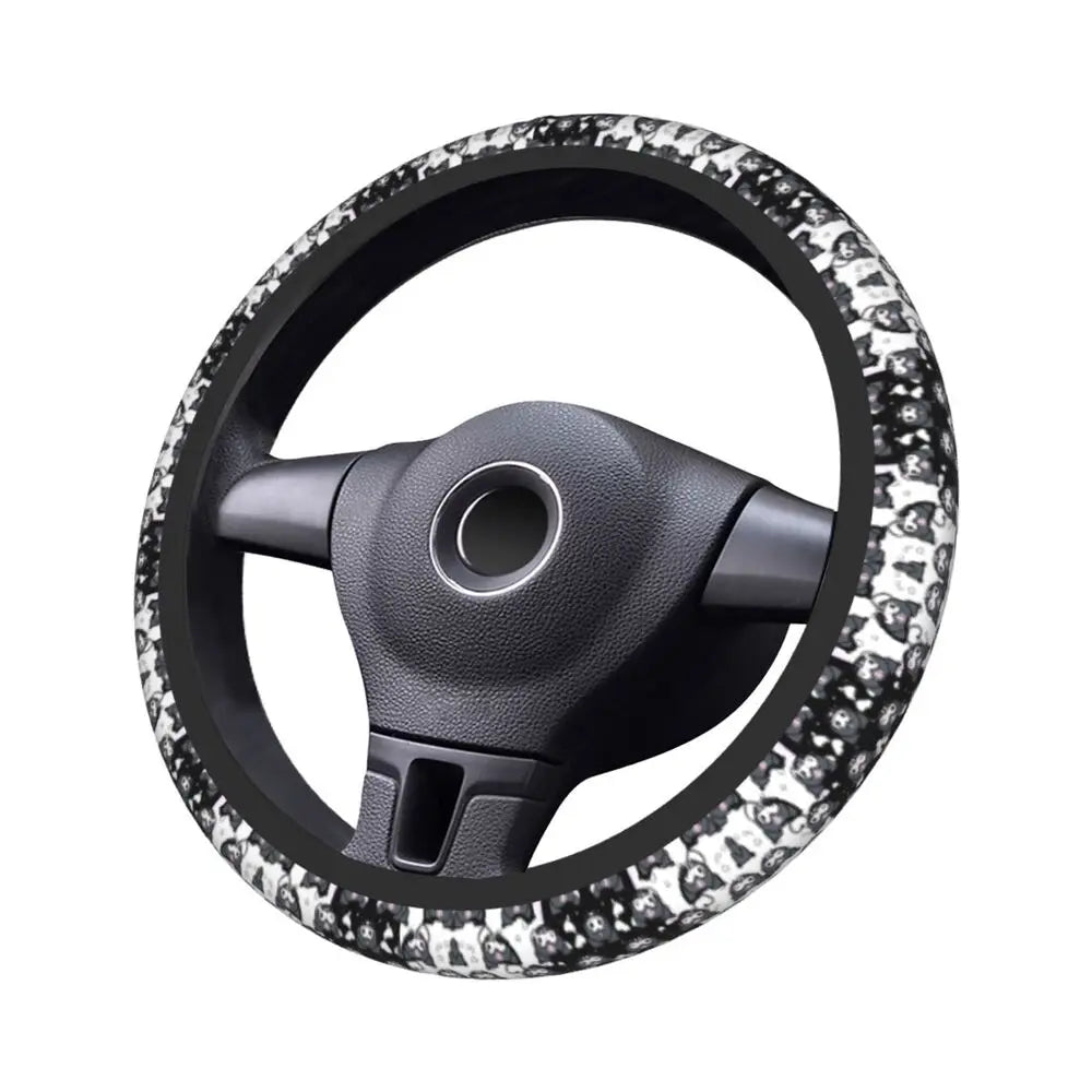Kuromi Steering Wheel Cover 🖤