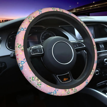 Sailor Artemis Moons Manga Steering Wheel Cover – Usagi Tsukino & Luna Universal Car Protector