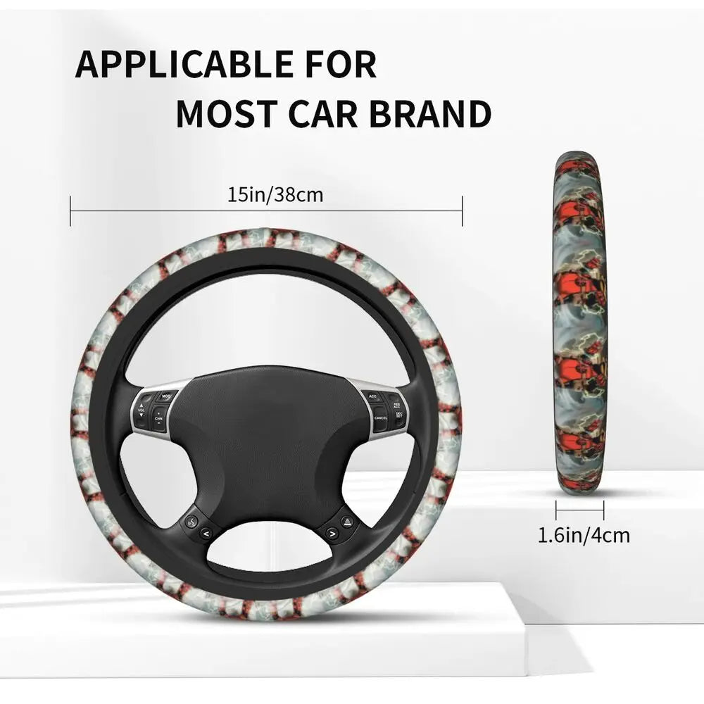 Deadpool & Wolverine Steering Wheel Cover 🖤