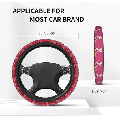 Kawaii Piglet Steering Wheel Cover 🐷