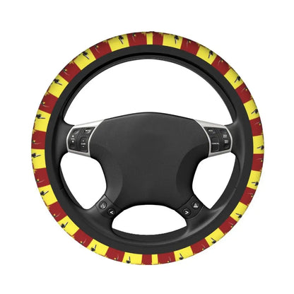 Deadpool & Wolverine Steering Wheel Cover 🖤
