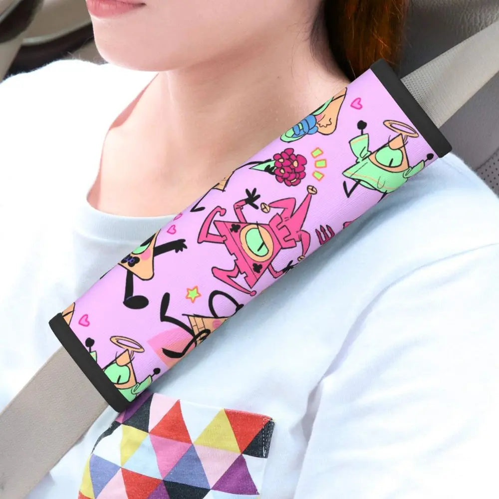Custom Gravity Falls Anime Car Seat Belt Pads