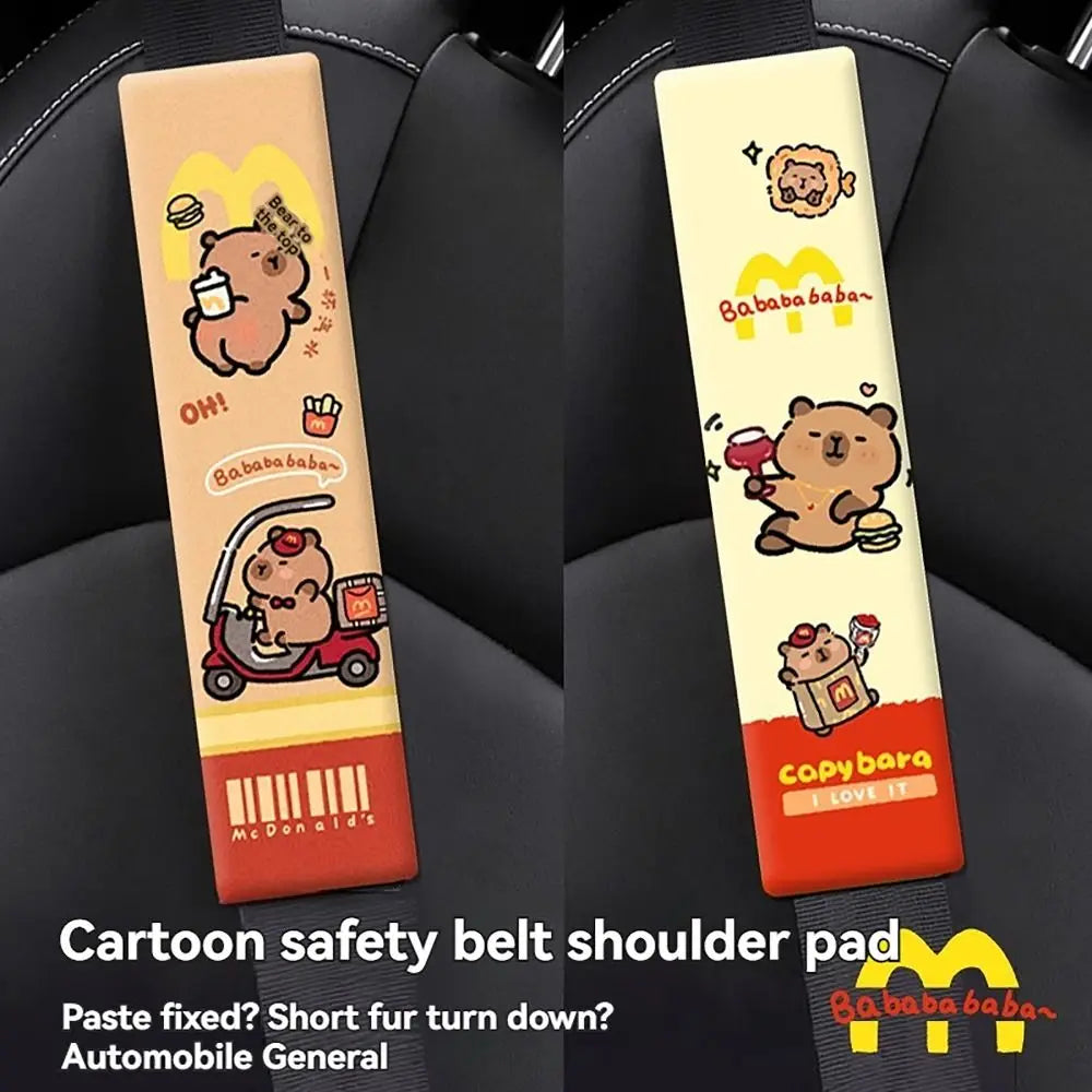 Capybara Seat Belt Protector 🦫