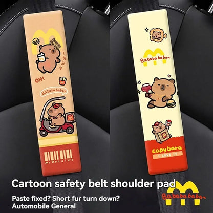 Capybara Seat Belt Protector 🦫