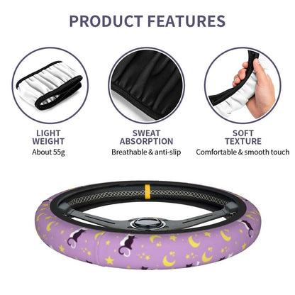 Sailor Luna Moons Anime Steering Wheel Cover