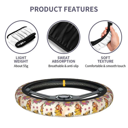 Simba & Nala Steering Wheel Cover