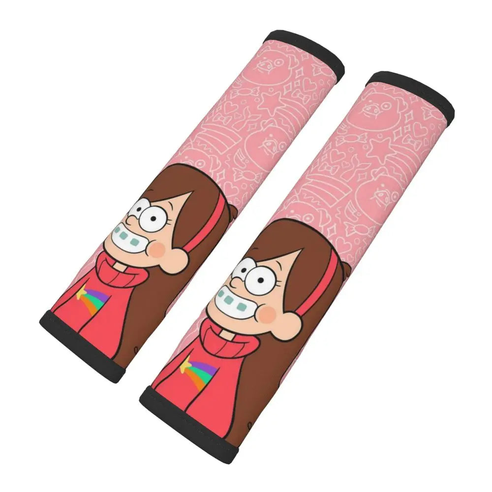 Custom Gravity Falls Anime Car Seat Belt Pads