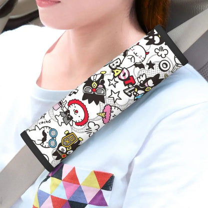 BADBADTZ-MARU Car Seat Belt Pads (2 Pack)