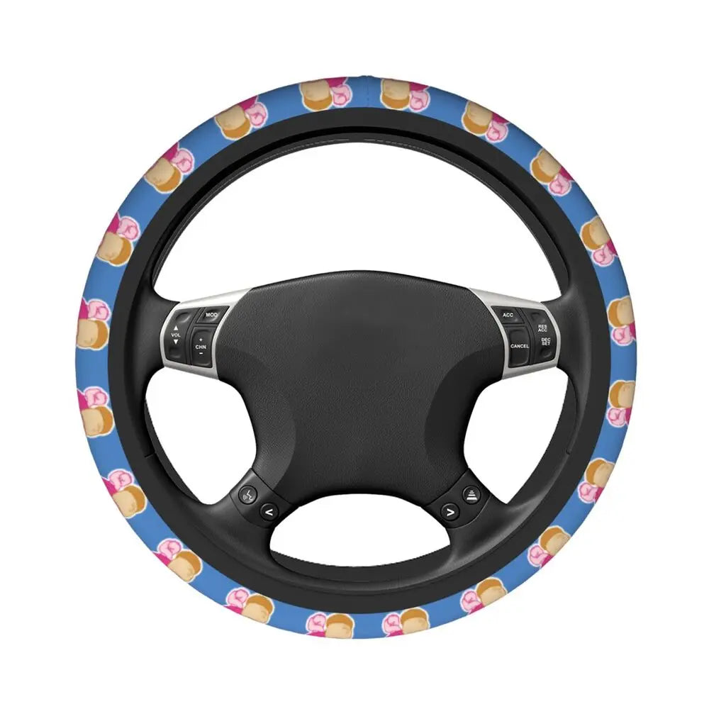 Kawaii Piglet Steering Wheel Cover 🐷