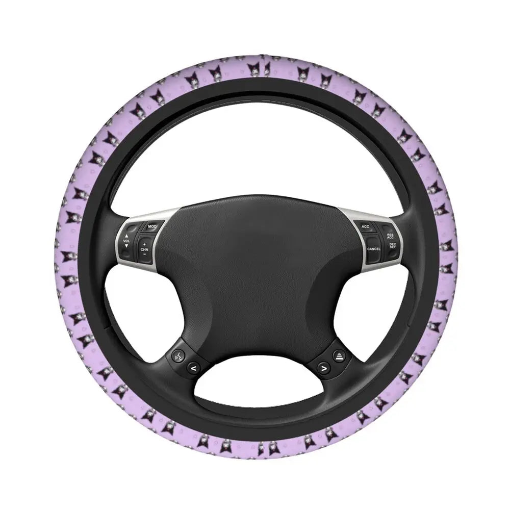Kuromi Steering Wheel Cover 🖤