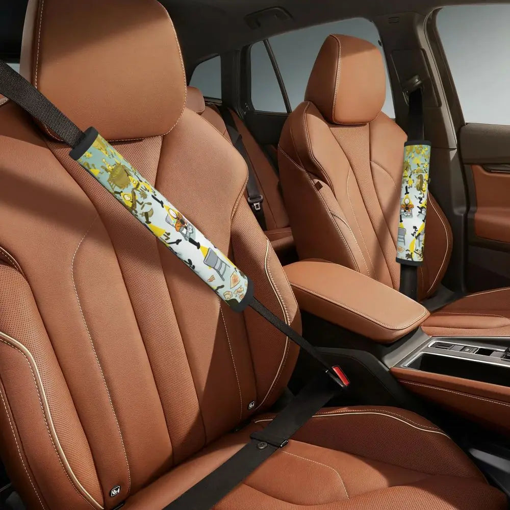Custom Gravity Falls Anime Car Seat Belt Pads