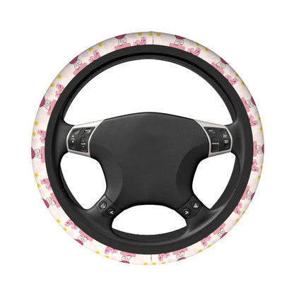 Kawaii Piglet Steering Wheel Cover 🐷