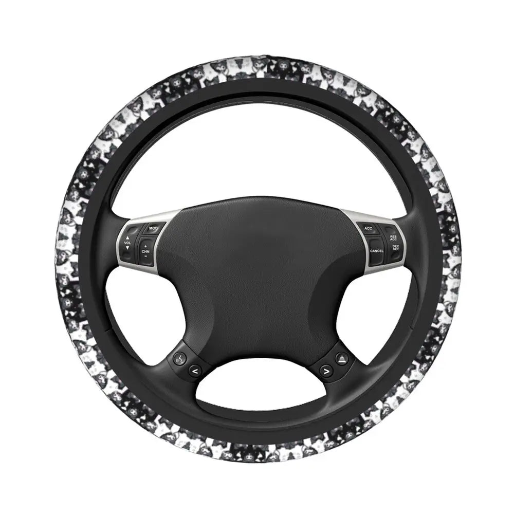 Kuromi Steering Wheel Cover 🖤