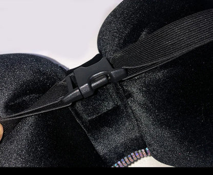 Diamond Crystal Bowknot Car Neck Pillow