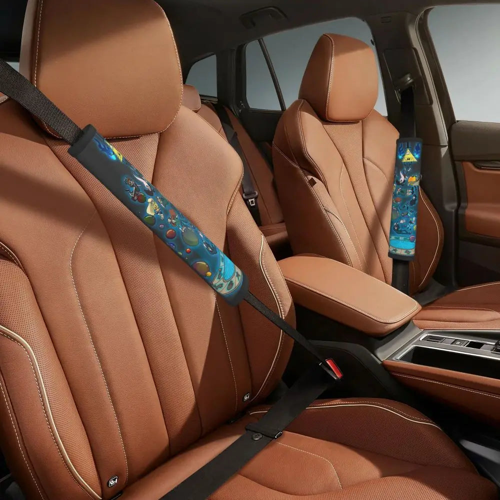 Custom Gravity Falls Anime Car Seat Belt Pads