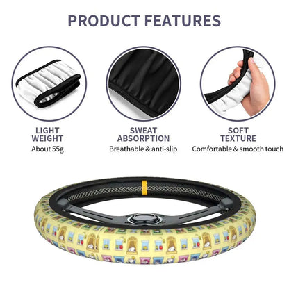 Snoopy Steering Wheel Cover 🐶