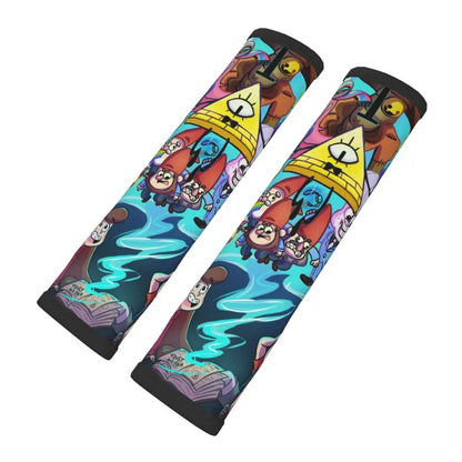 Custom Gravity Falls Anime Car Seat Belt Pads