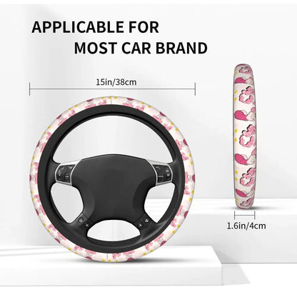 Kawaii Piglet Steering Wheel Cover 🐷