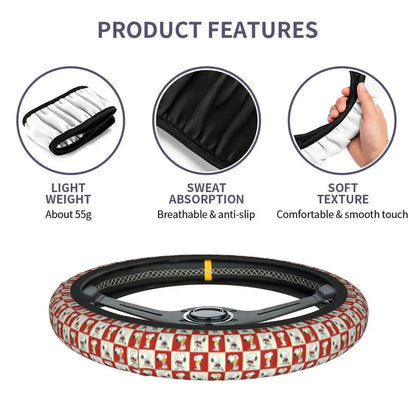 Snoopy Steering Wheel Cover 🐶