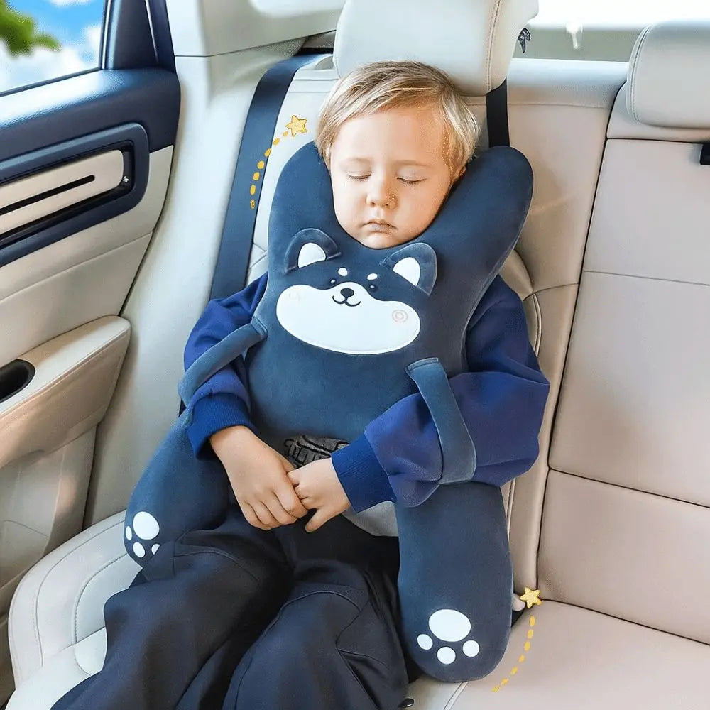 Cartoon Car Headrest Pillow 💤