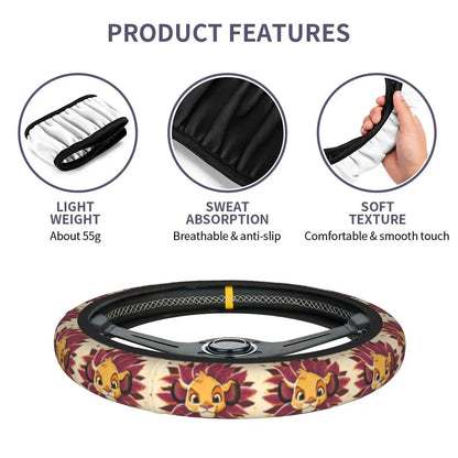 Simba & Nala Steering Wheel Cover
