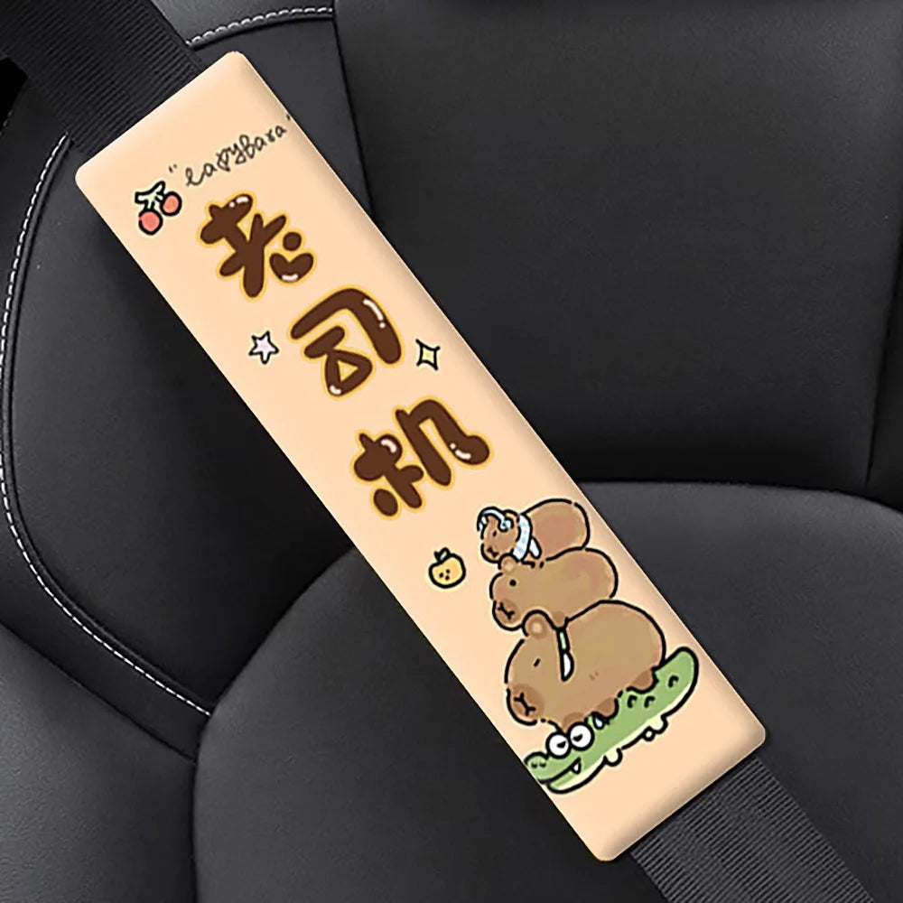 Capybara Seat Belt Protector 🦫