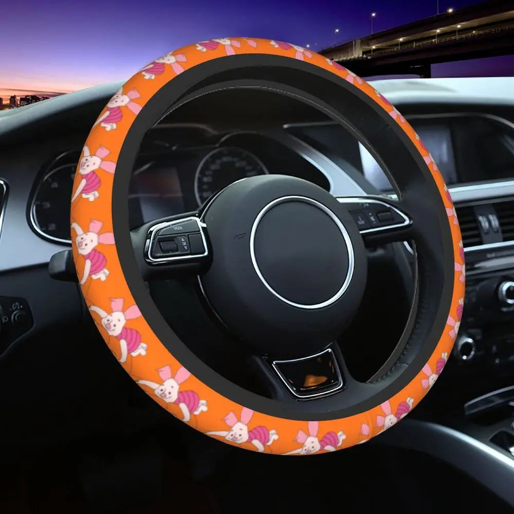 Kawaii Piglet Steering Wheel Cover 🐷