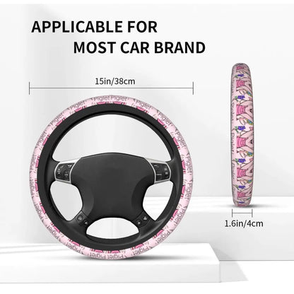 Kawaii Piglet Steering Wheel Cover 🐷