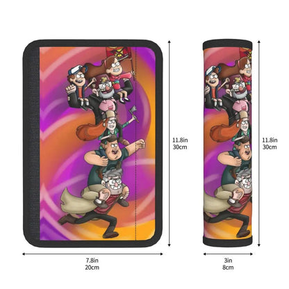 Gravity Falls Seat Belt Pads (2 Pack)
