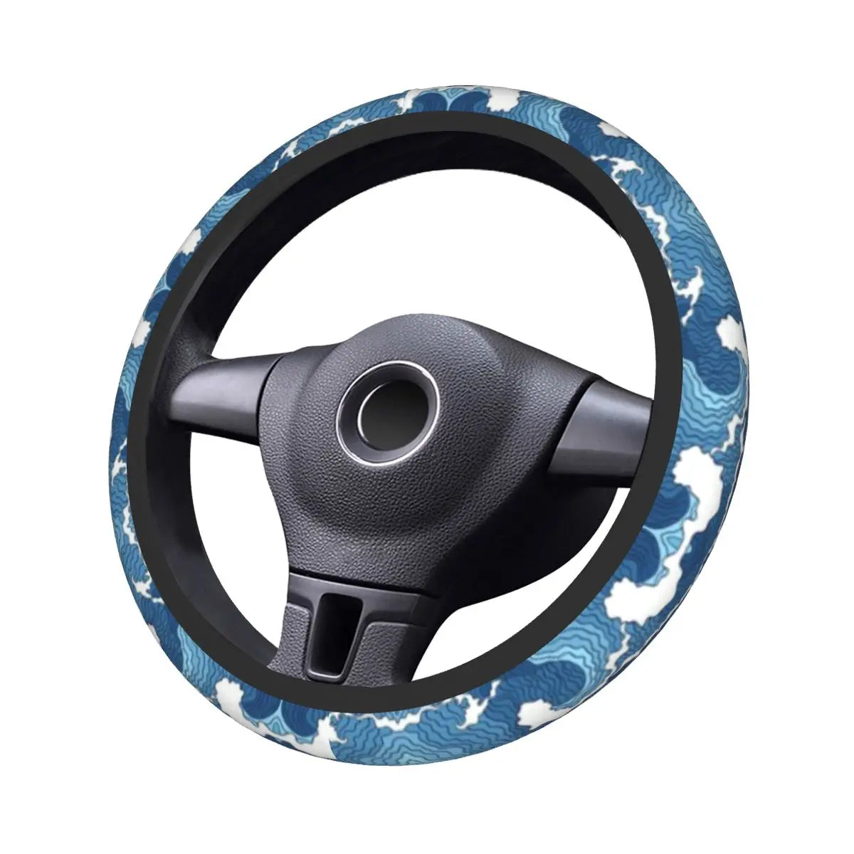 Demon Slayer Cool Waves Steering Wheel Cover – 15 Inch