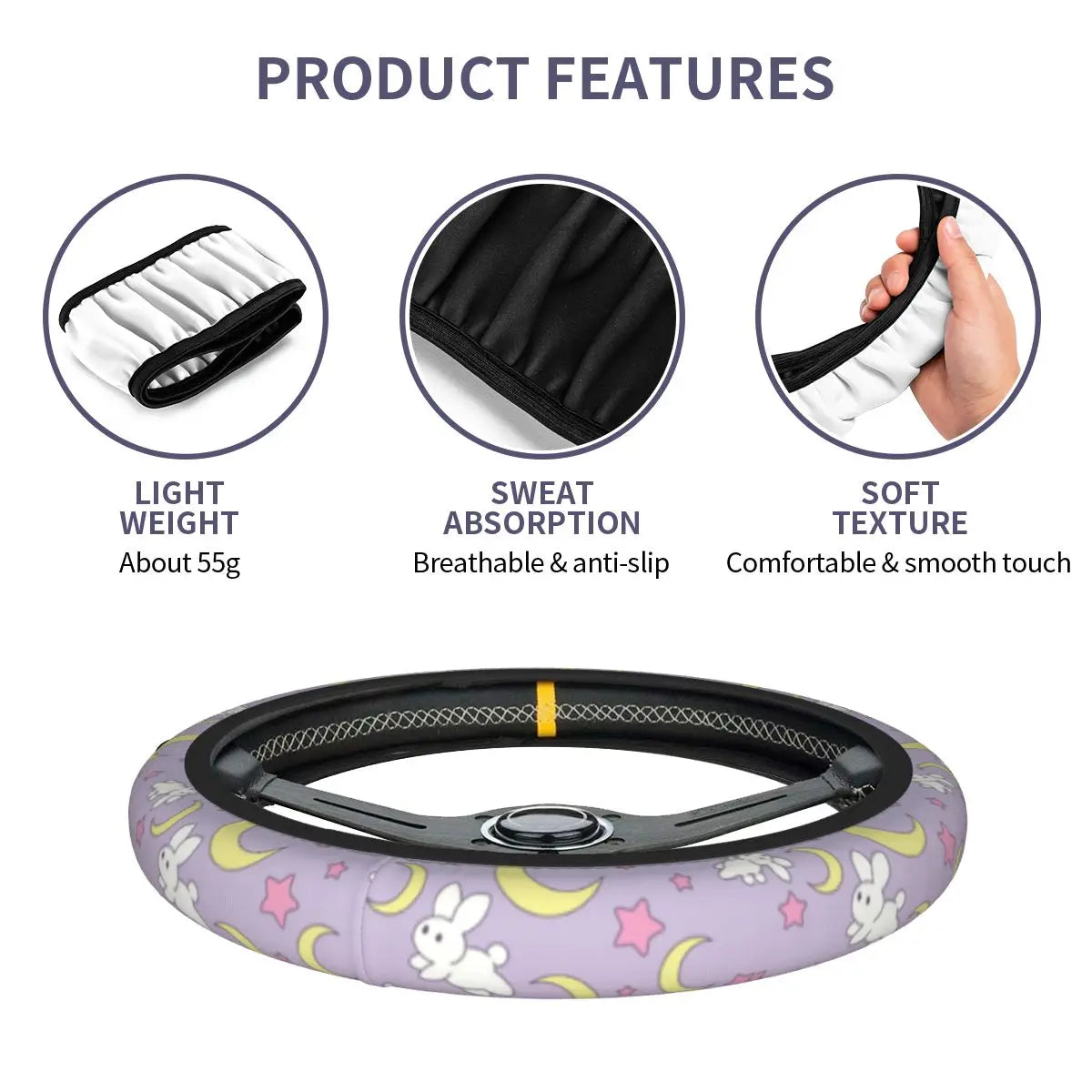 Usagi Tsukino Steering Wheel Cover