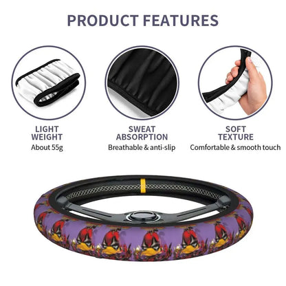 Deadpool Manga Steering Wheel Cover 🖤