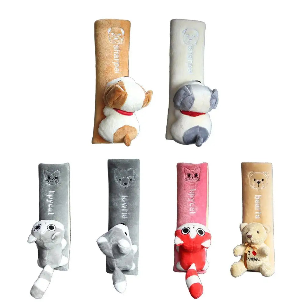 Animal Cartoon Seat Belt Cover 🐾