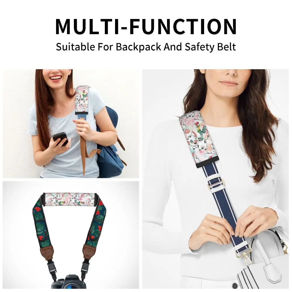 Custom Moana Cartoon Car Seat Belt Pads