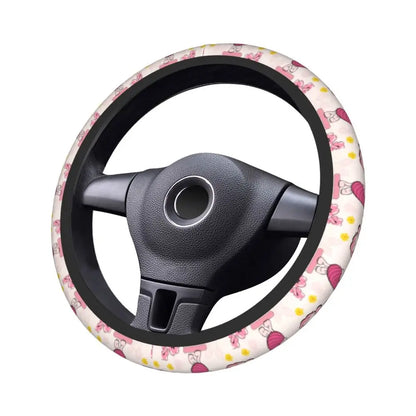 Kawaii Piglet Steering Wheel Cover 🐷