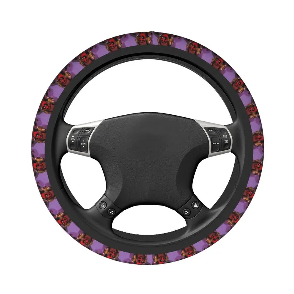 Deadpool Manga Steering Wheel Cover 🖤
